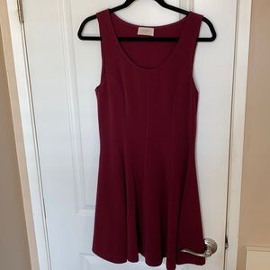 Lightweight purple wine dress - Flirty and fun